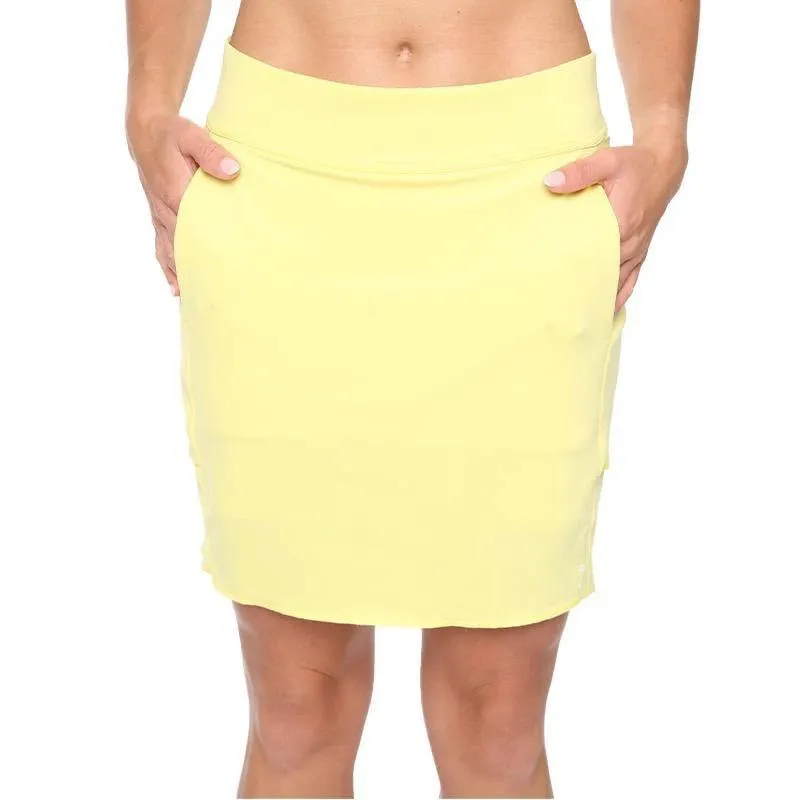 New Belyn Key Tiered Golf Skort - Lemon Size M MSP$112