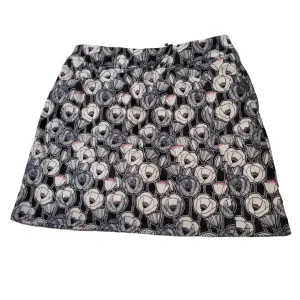 New EP NY Pull-On Black, White and Pink Floral Skort Size S