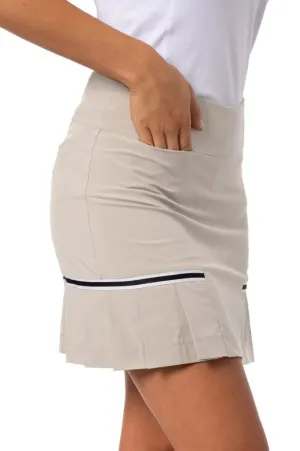 New Golftini Tan Skort with bottom pleats Size 16 MSP$125