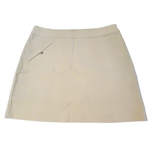 New Jamie Sadock Shitaki (Tan) Golf Skort Size 16 MSP $50