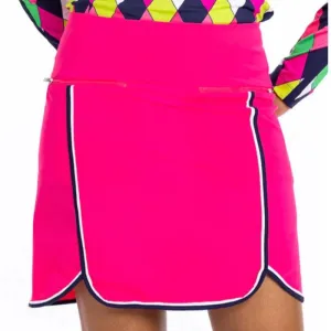 New Kinona Fine with Nine Golf Skort - Preppy Pink Size M. MSP$129