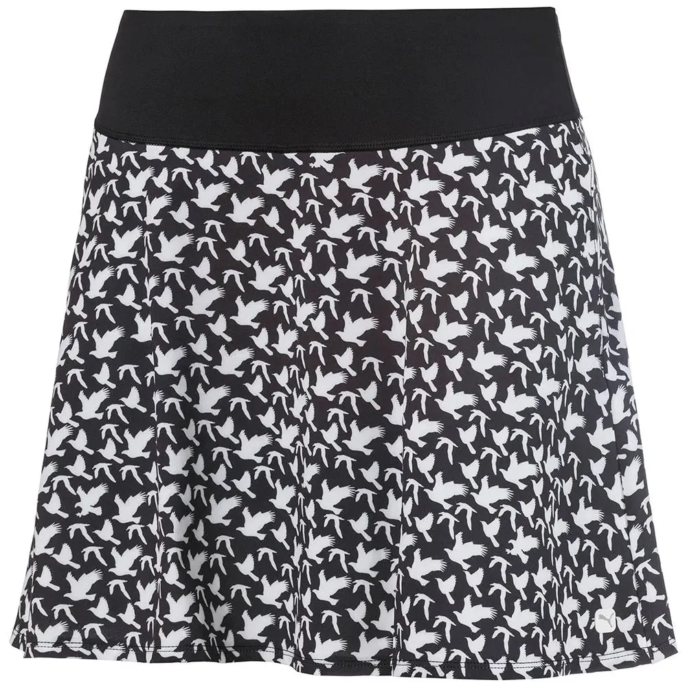 NEW Puma PWR SHAPE Black Flight Print Golf Skort Size S MSP$72