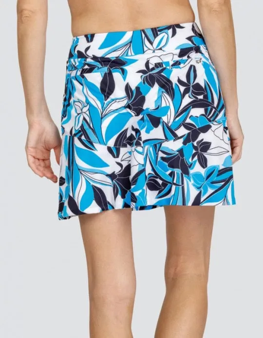 New Tail Activewear Kioko 17" Flounce Golf Skort  -Iris Oasis MSP$100