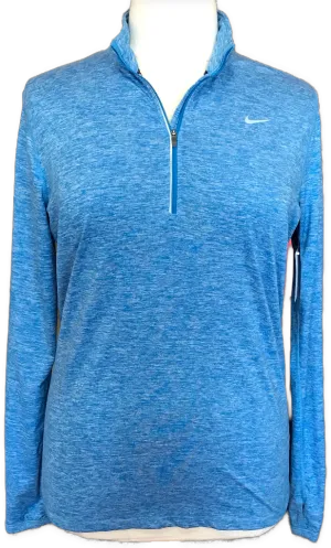 Nike Running Dri-Fit Light Blue Heather Pullover Size XL