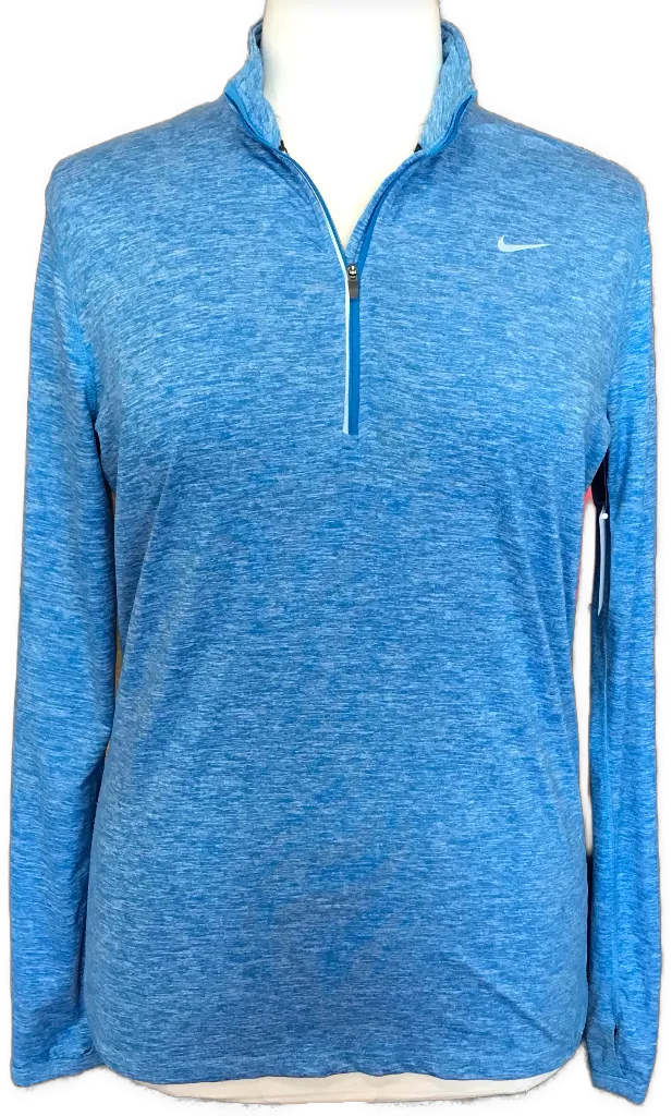 Nike Running Dri-Fit Light Blue Heather Pullover Size XL
