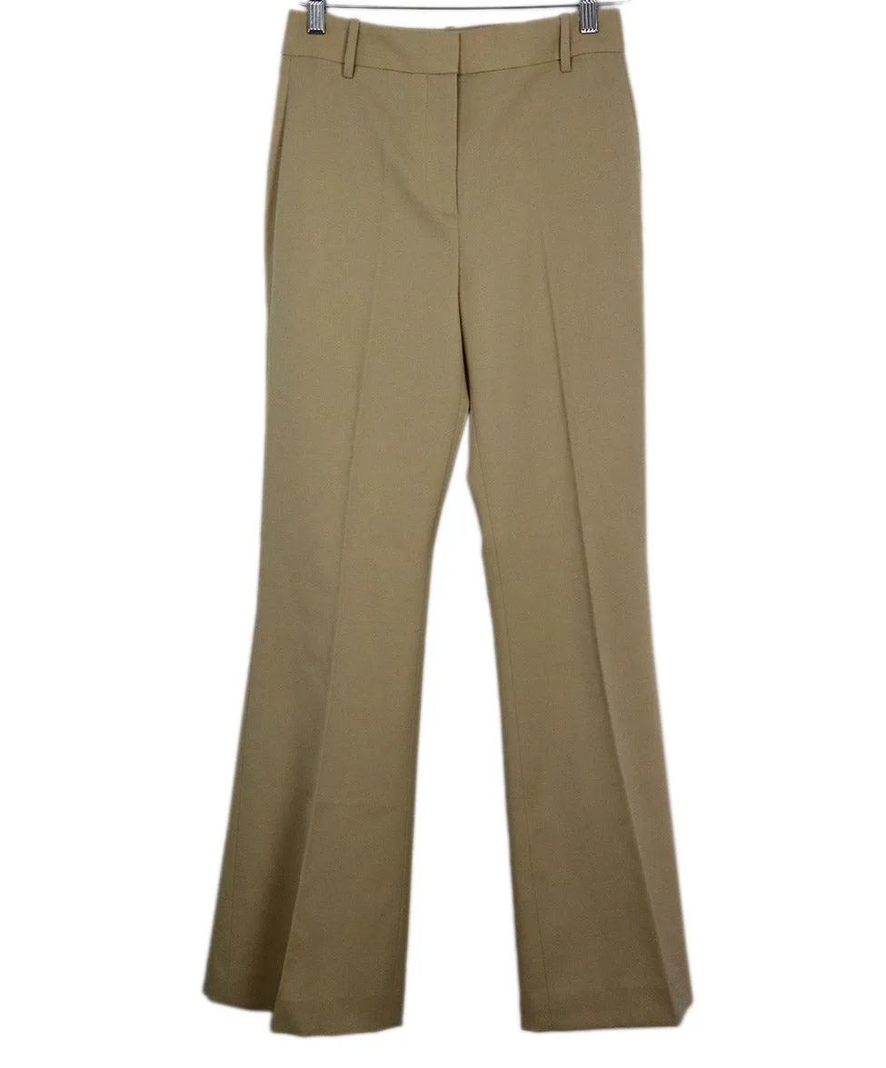 Nili Lotan Tan Wool Pants sz 0