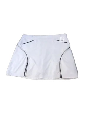 Nivo Sport White Golf Skort w/ Black Trim Size 14 MSP$90