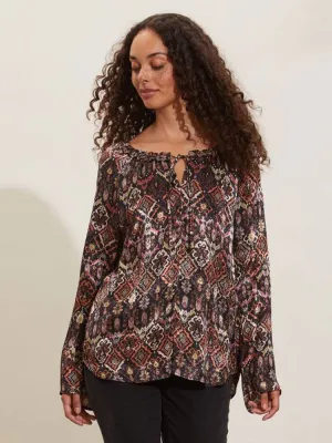 Odd Molly Susanna Blouse Deep Asphalt