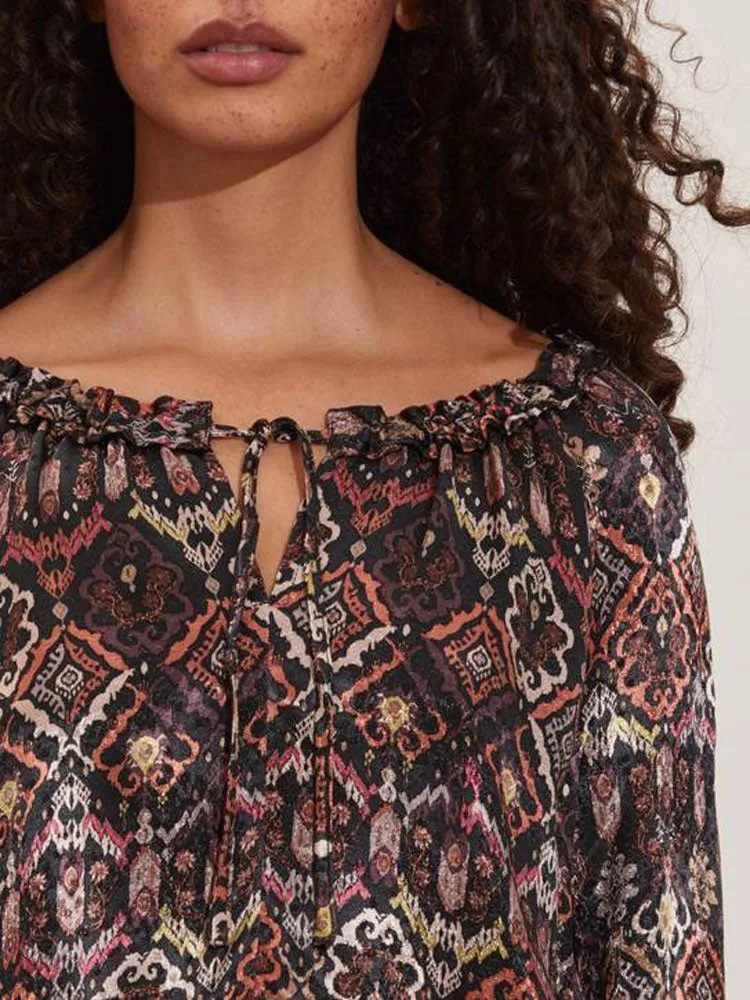 Odd Molly Susanna Blouse Deep Asphalt