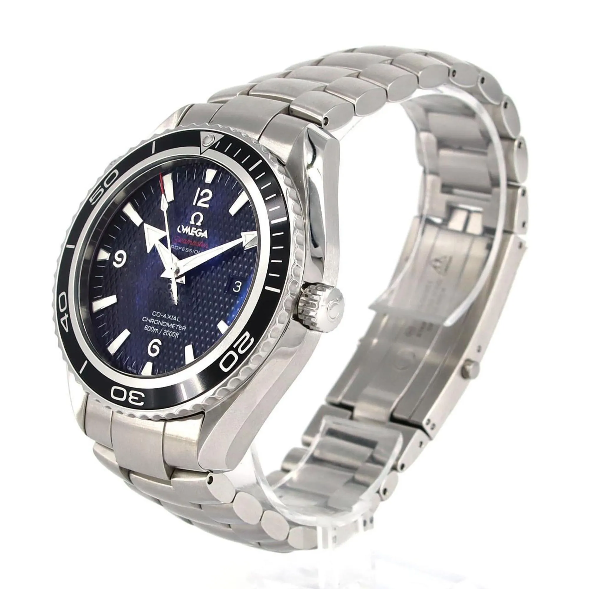 Omega Seamaster Planet Ocean Stainless Steel Wristwatch (Pre-Owned)