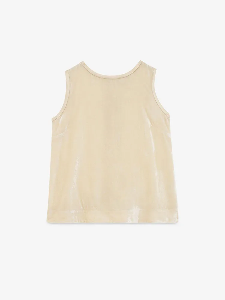 Ottod'Ame Velvet Top Ecru
