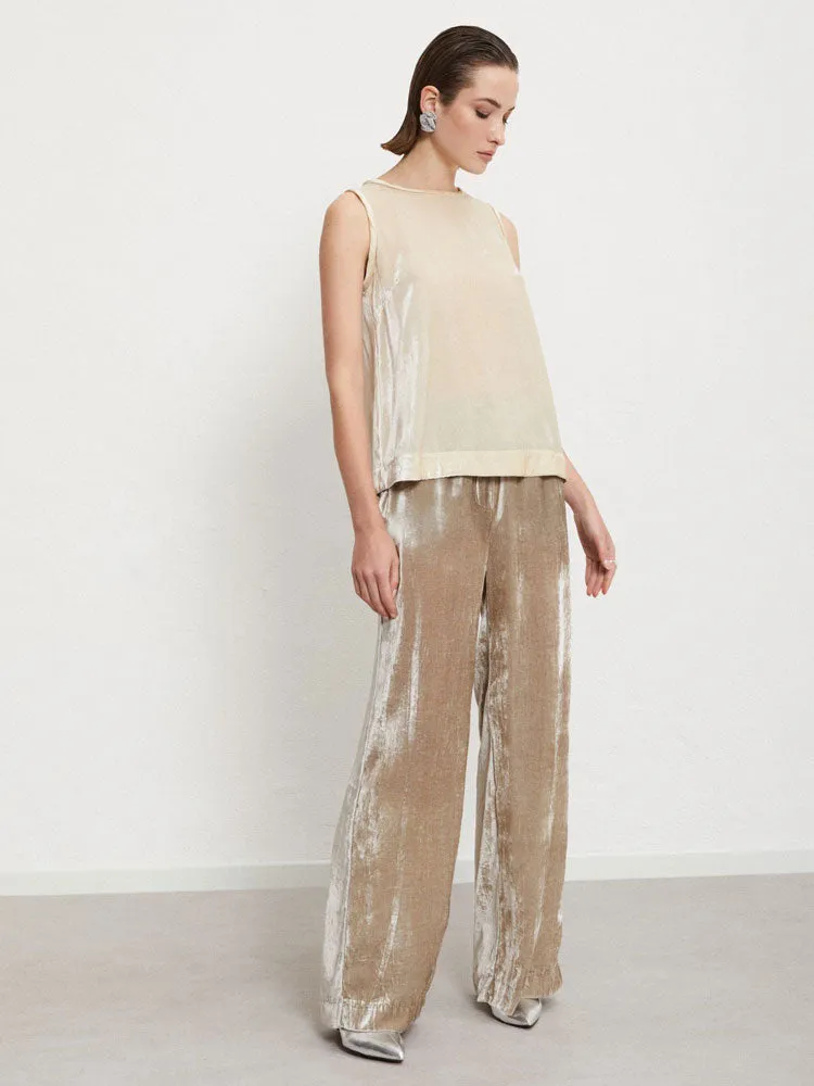 Ottod'Ame Velvet Top Ecru