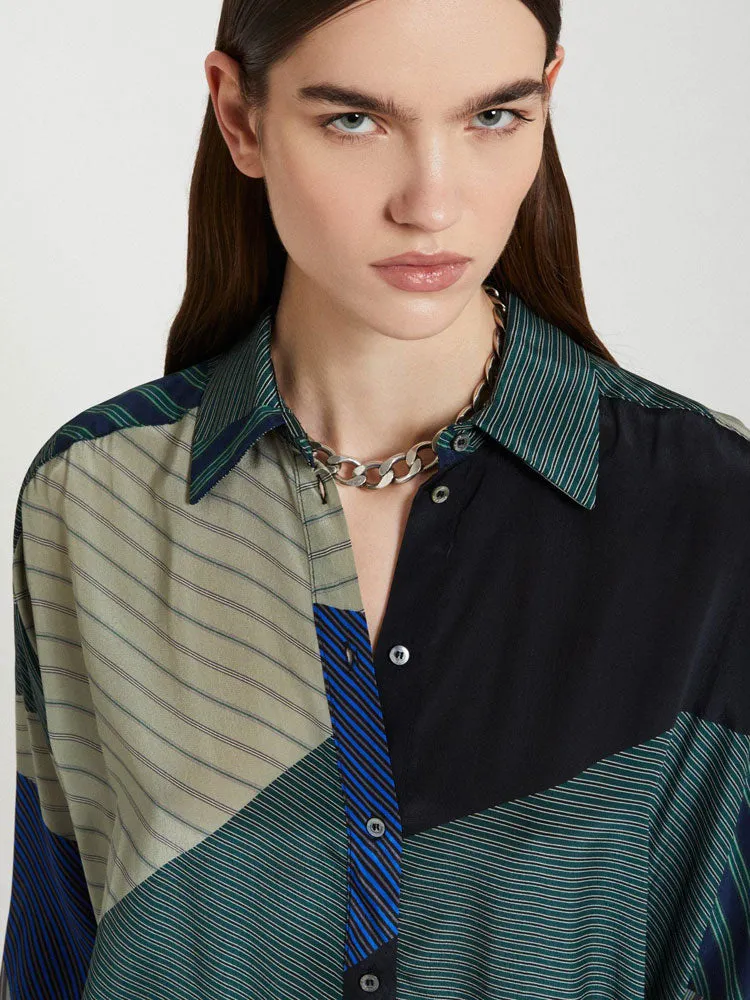 Ottod'Ame Viscose Shirt Forest