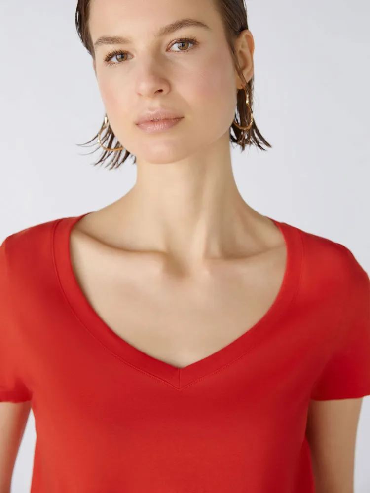 Oui Carli T-Shirt Aura Orange