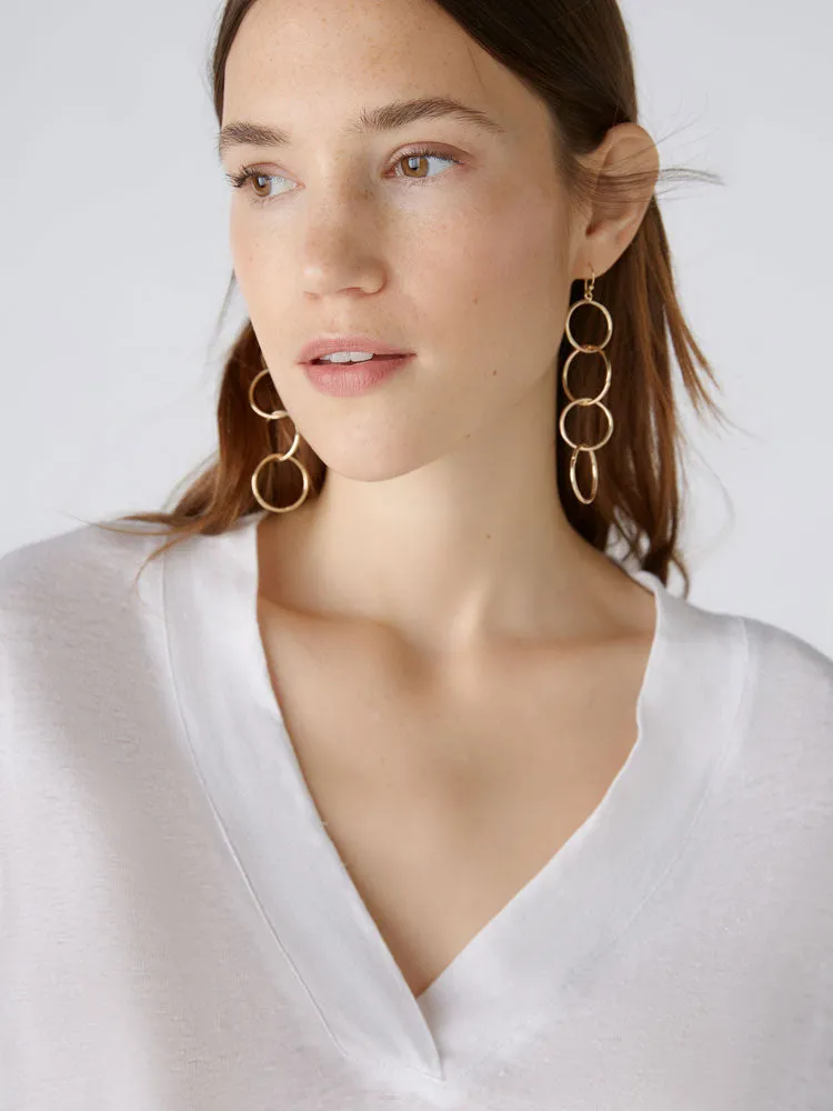 Oui Linen Top Optic White