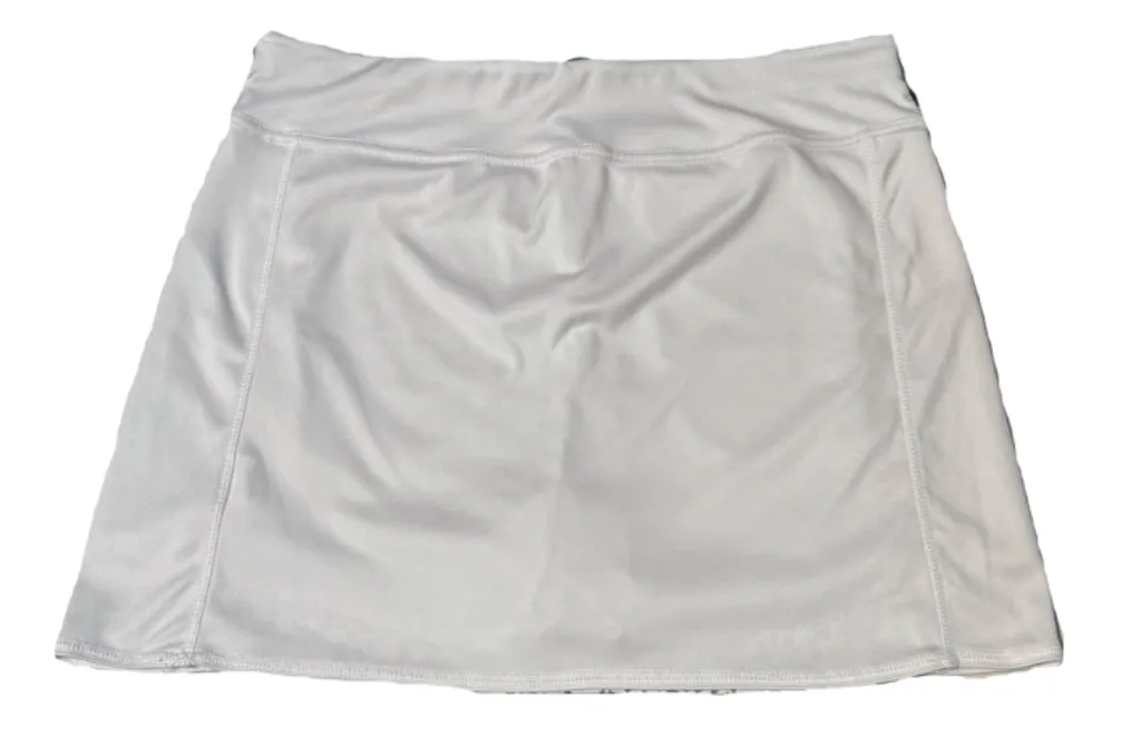 PGA Tour White & Grey Triangle Patterned Women's Pull-on Golf Skort Size M