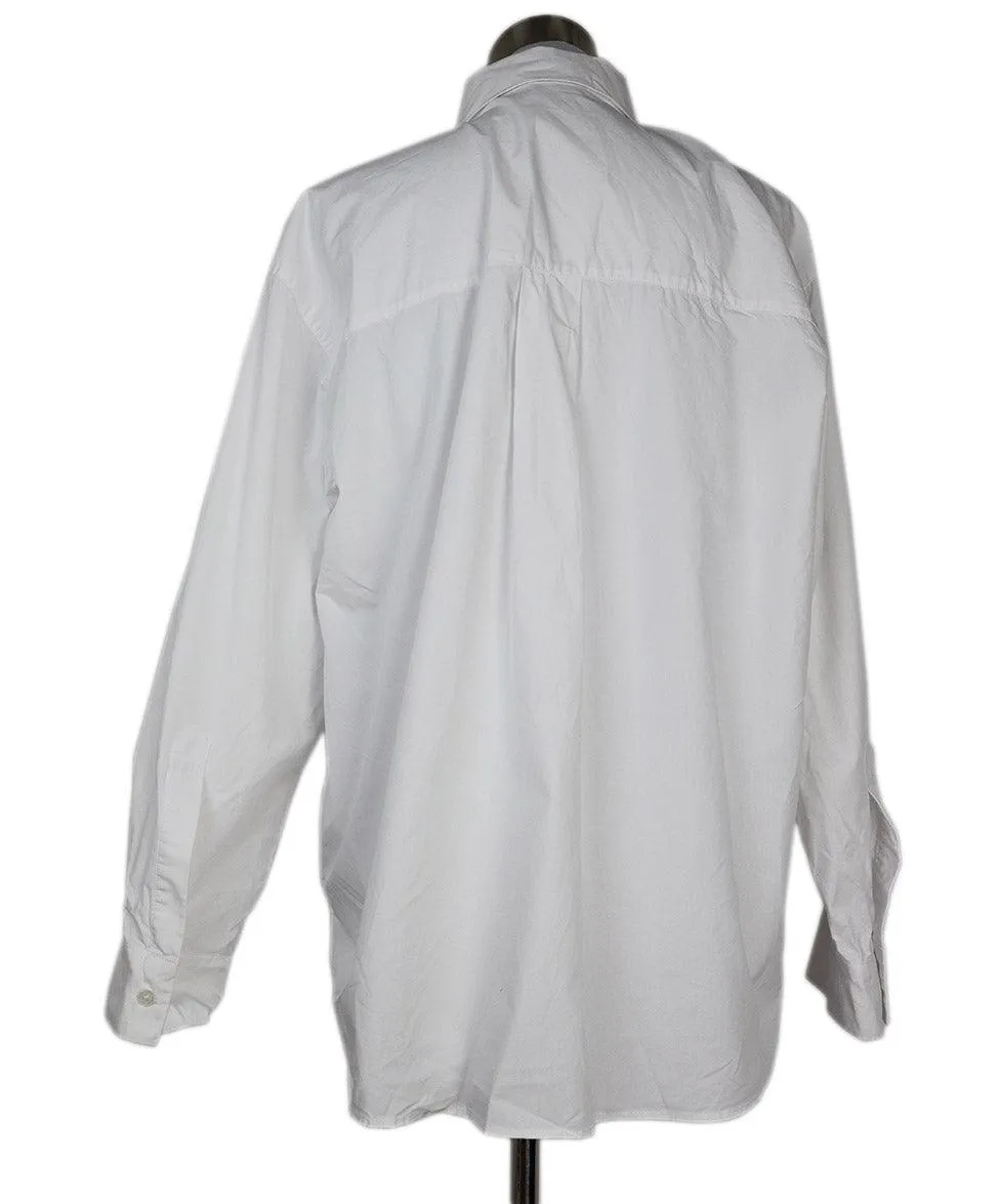 Pinko White Cotton Shirt sz 2