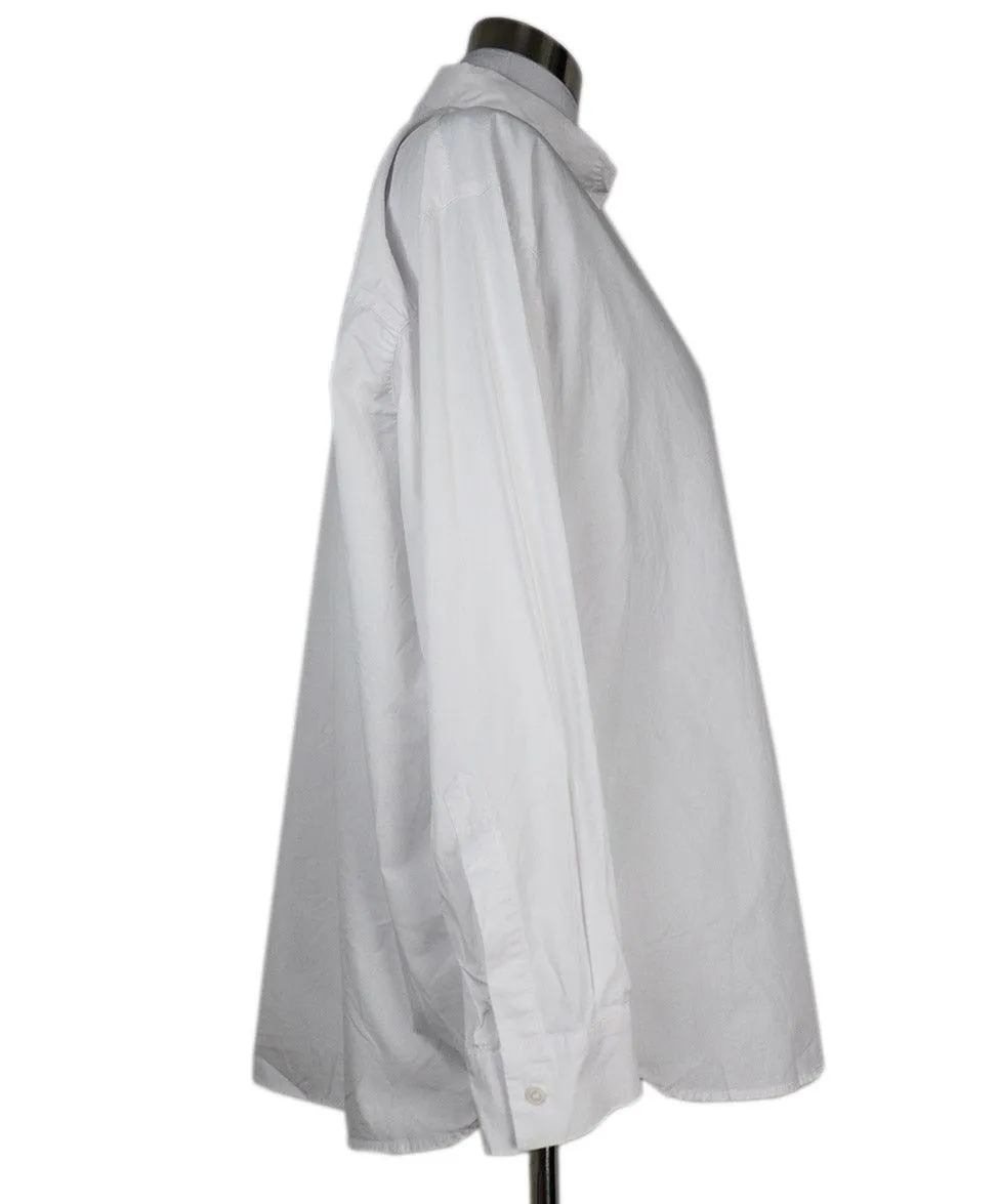 Pinko White Cotton Shirt sz 2