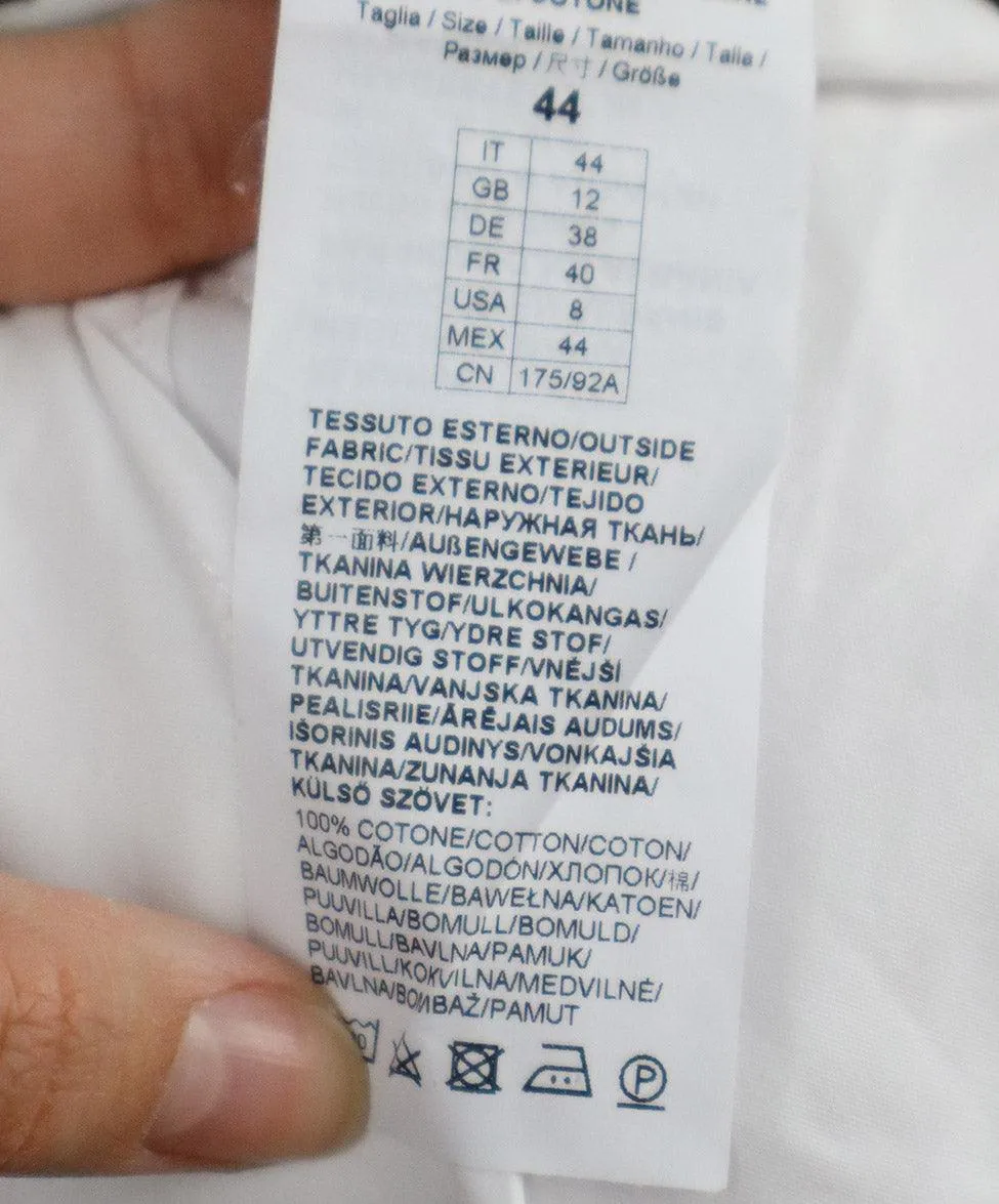 Pinko White Cotton Shirt sz 2