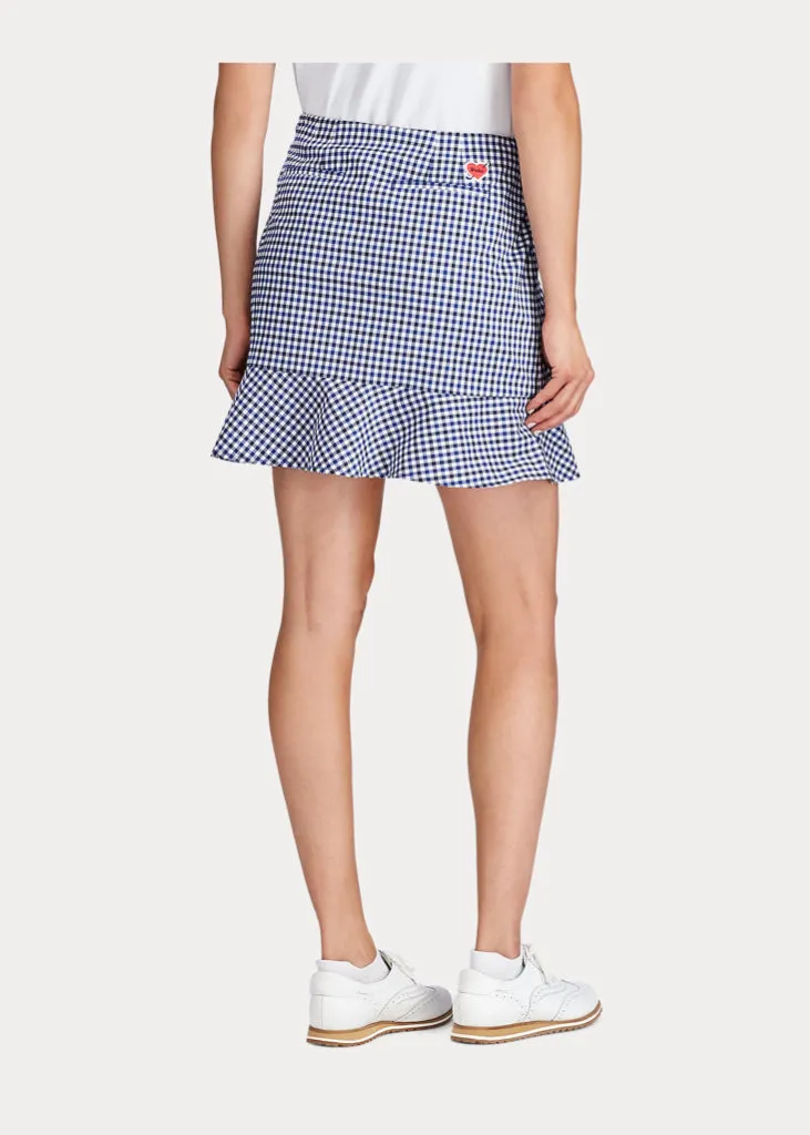 Polo Ralph Lauren Royal, White & Black Gingham Skort Size 2. MSP$148