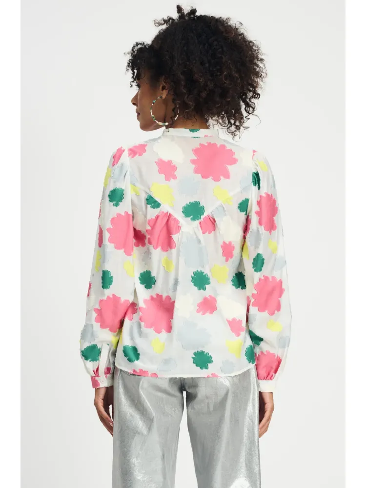 Pom Blouse Bouquet Multi