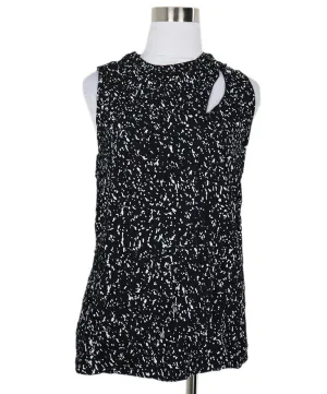 Proenza Schouler B&W Print Cutout Top sz 2