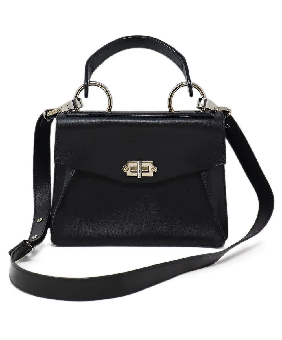Proenza Schouler Black Leather Shoulder Bag