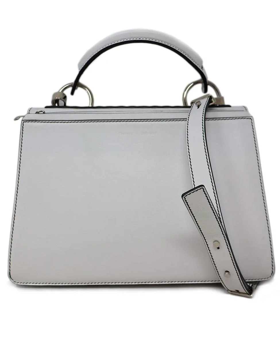 Proenza Schouler White Leather Studded Shoulder Bag