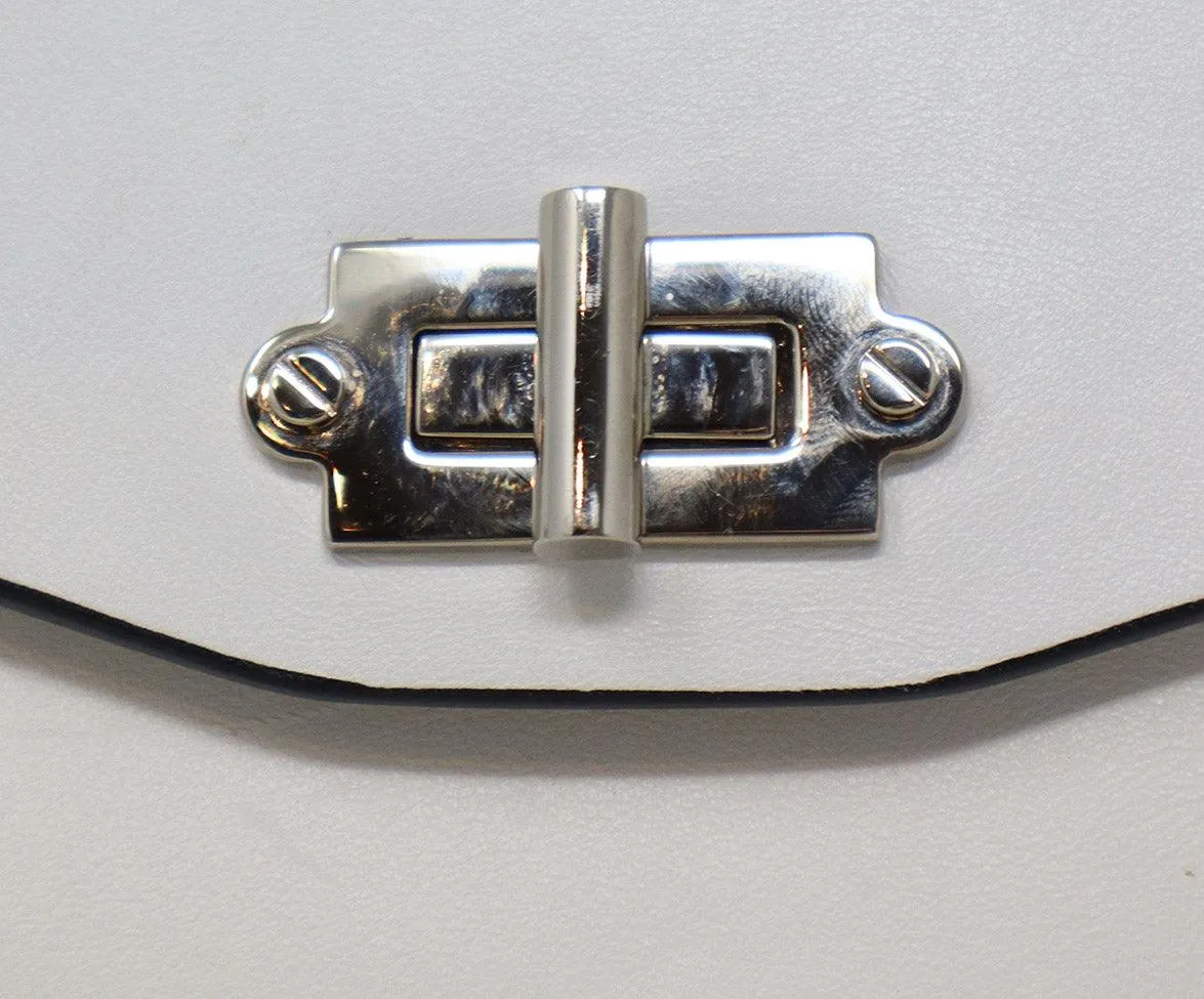 Proenza Schouler White Leather Studded Shoulder Bag