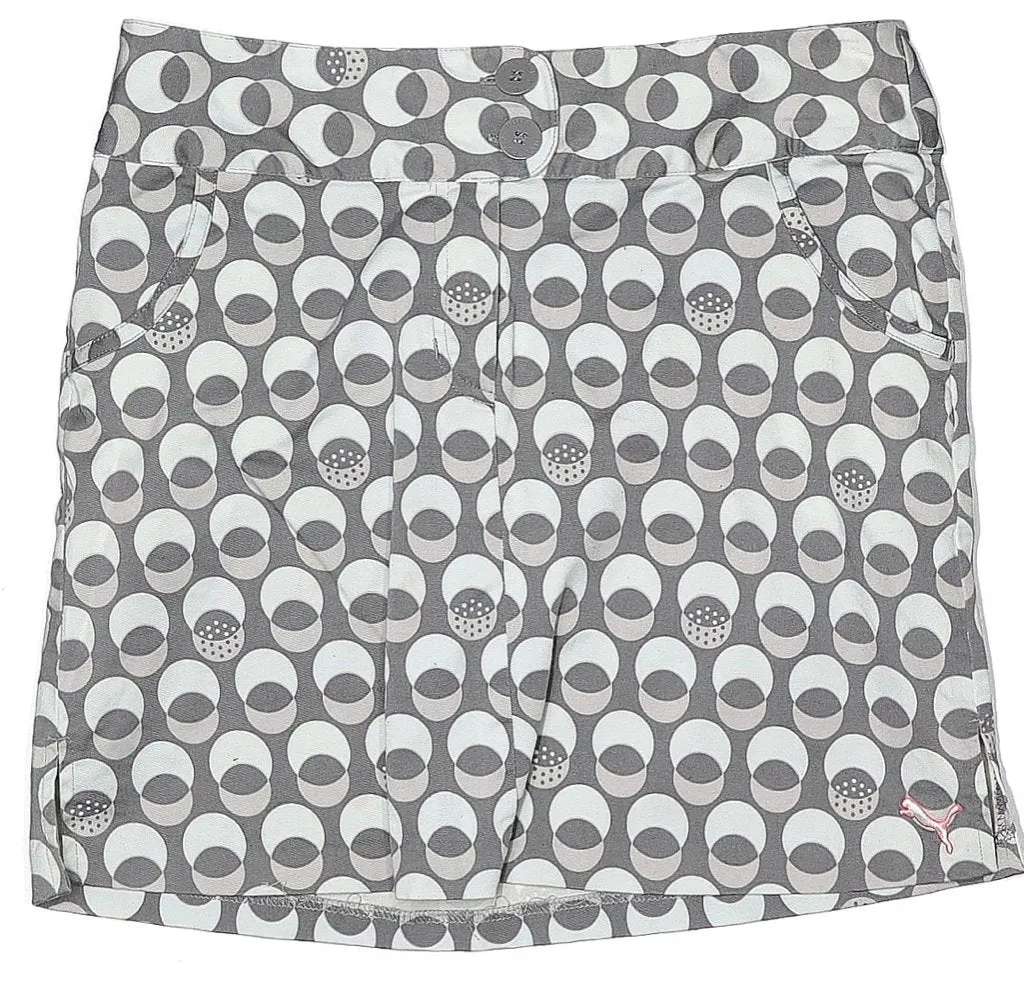 Puma Gray Patterned Heavyweight Cotton Size M