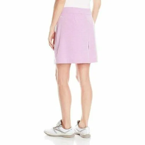 Puma Pink & Purple Striped Skort w/ Pleats Size 6. MSP$