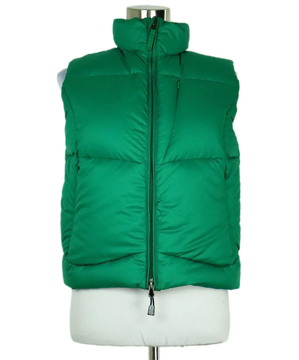 Ralph Lauren Green Puffer Vest sz 6