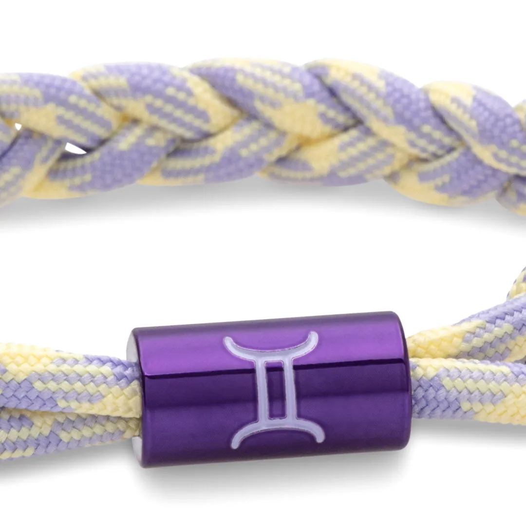 Rastaclat Original Hand Braided Zodiac (Gemini) Adjustable Bracelet