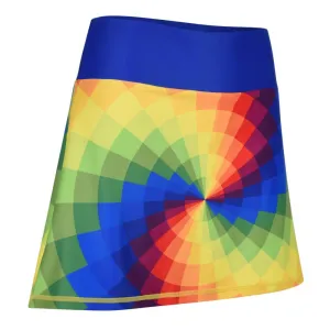 Rrady Golf Rainbow Tie Dye Golf Skort Size L MSP$50