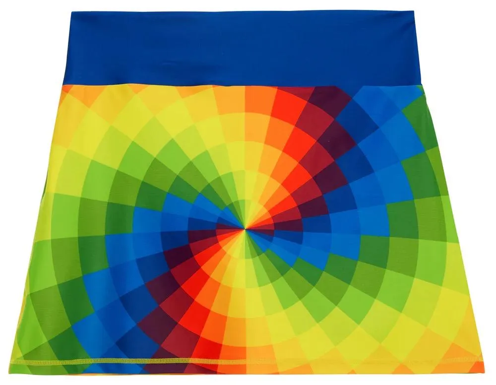 Rrady Golf Rainbow Tie Dye Golf Skort Size L MSP$50