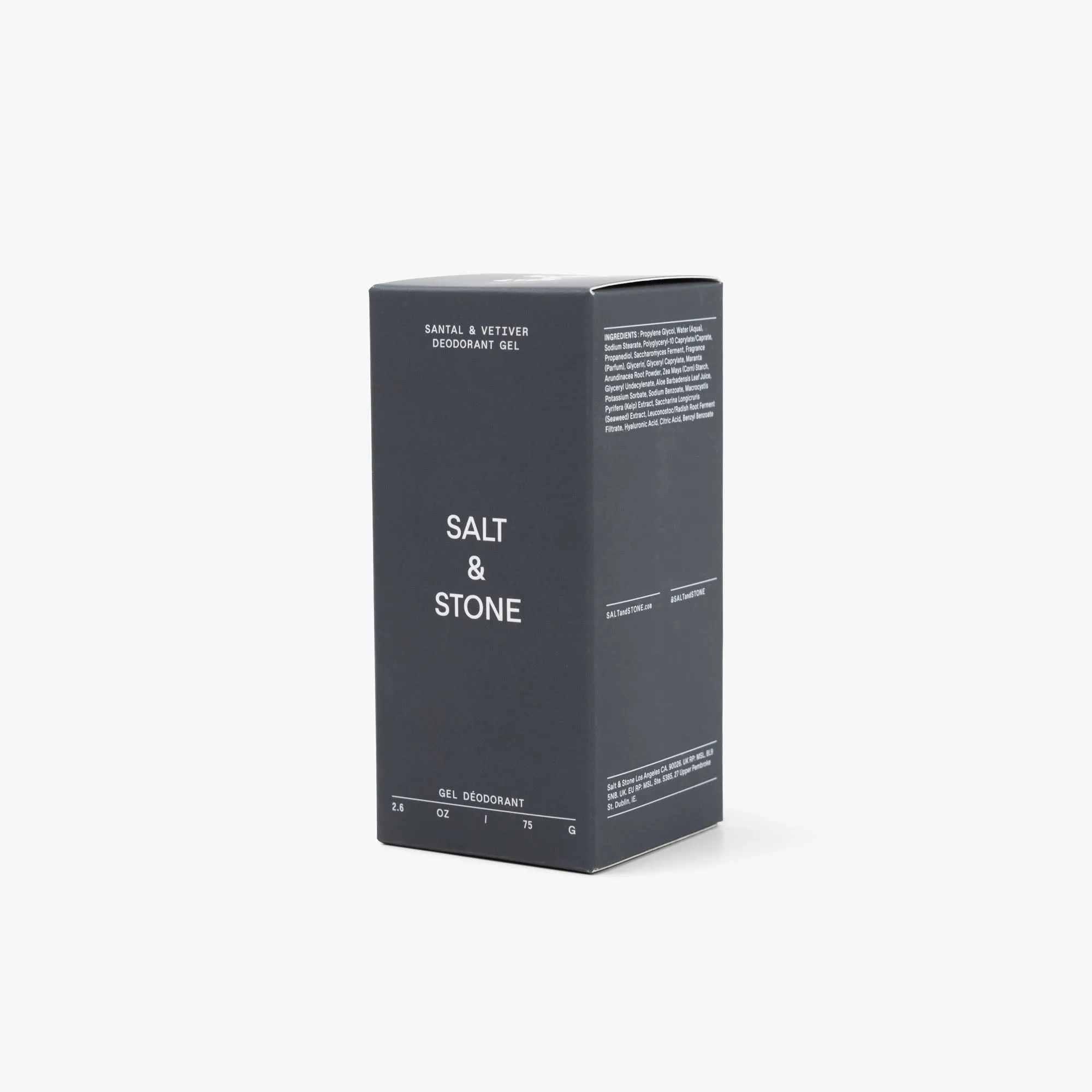 SALT & STONE Natural Deodorant Gel Santal & Vetiver