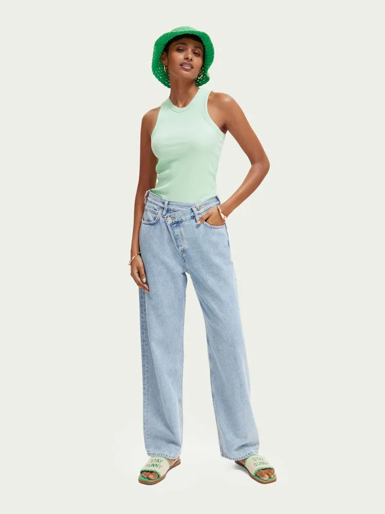 Scotch & Soda Racer Tank Top Green