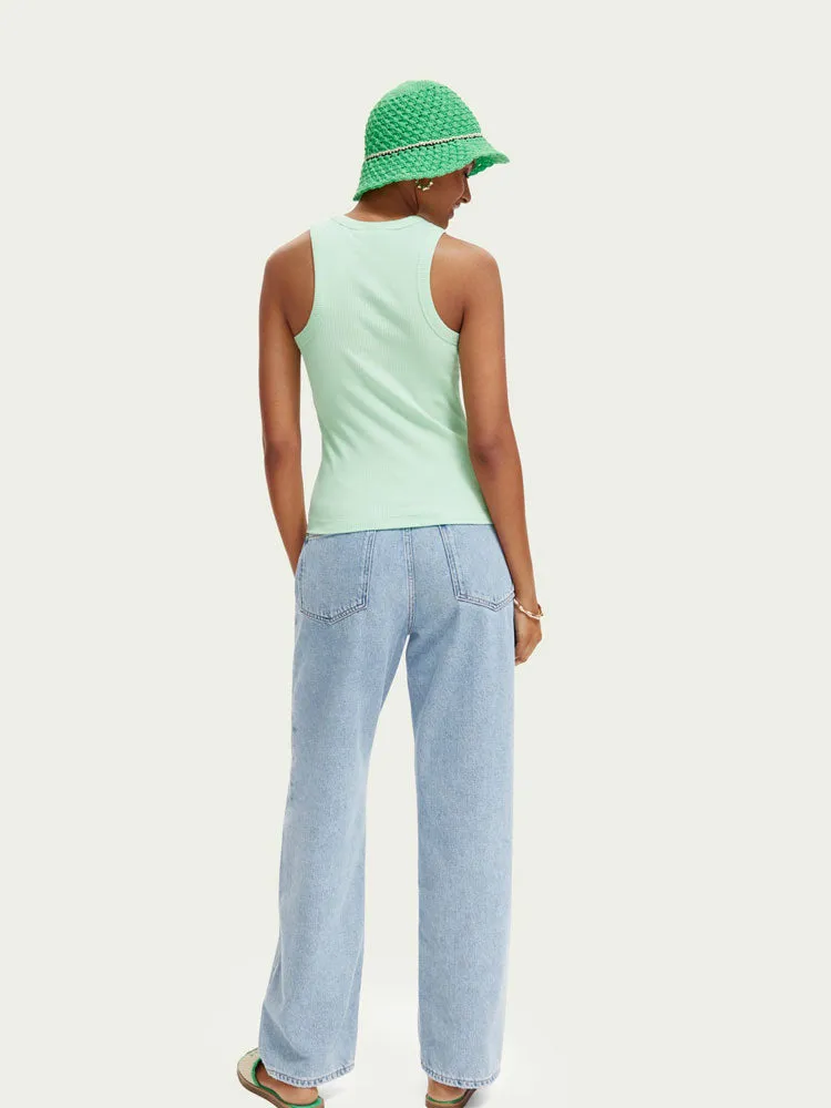 Scotch & Soda Racer Tank Top Green