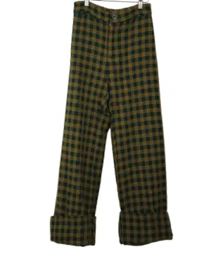 Sea Green Houndstooth Wool Pants sz 2