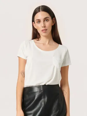 Soaked in Luxury SLColumbine T-Shirt Broken White