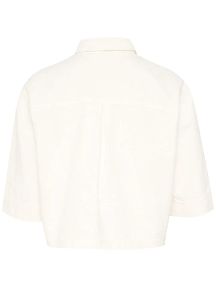 Soaked in Luxury SLVelma Overshirt Broken White
