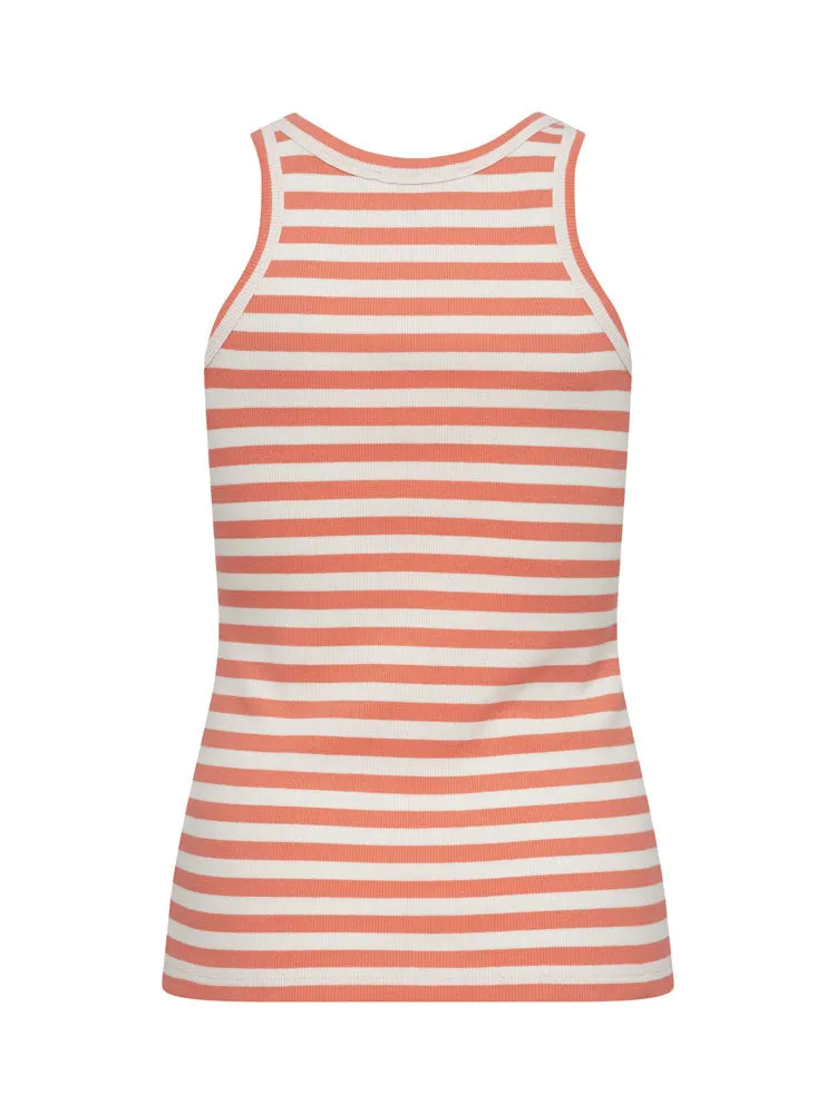 Sofie Schnoor Top Coral Striped