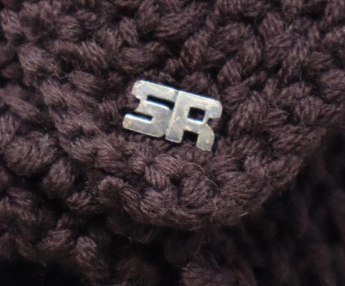 Sonia Rykiel Plum Wool Knit Hat