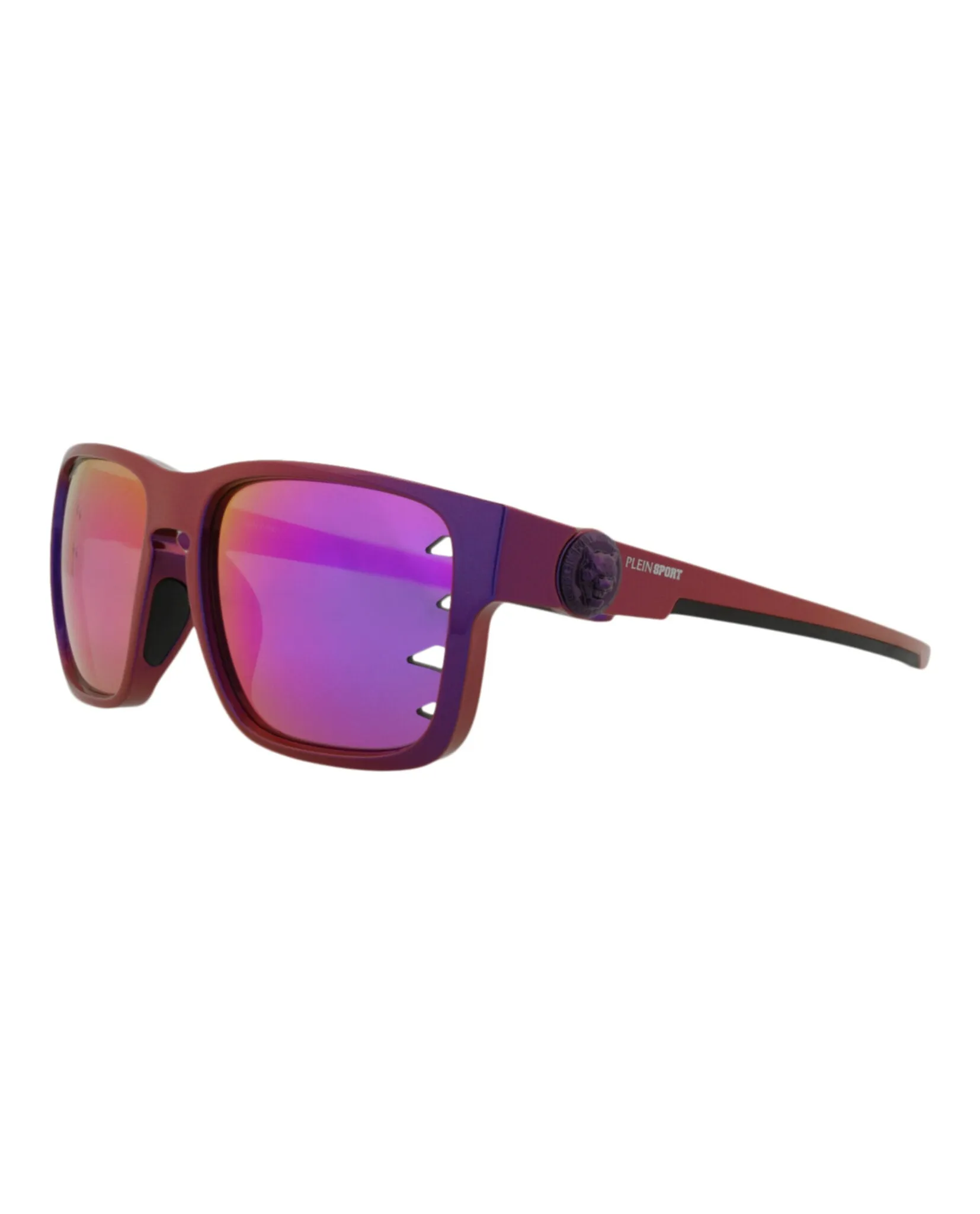 Square-Frame Injection Sunglasses