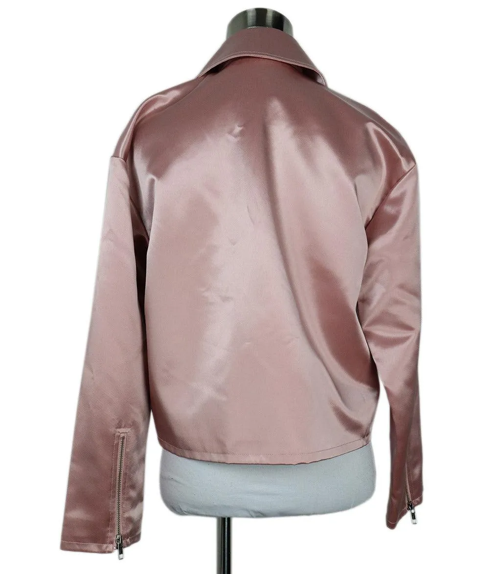 STAUD Metallic Pink Jacket sz 2