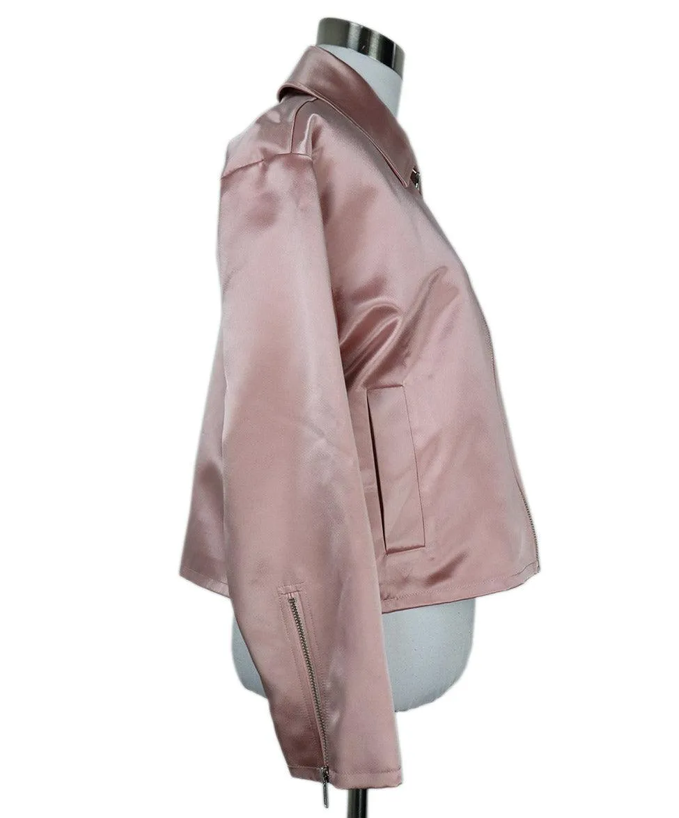 STAUD Metallic Pink Jacket sz 2