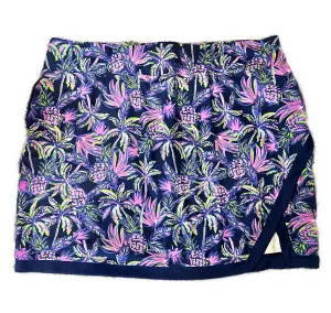 Stella Parker Women's Purple & Navy Troopical Print Golf Skort Size XL MSP$89