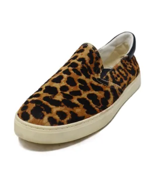 Stuart Weitzman Leopard Fur Sneakers sz 7