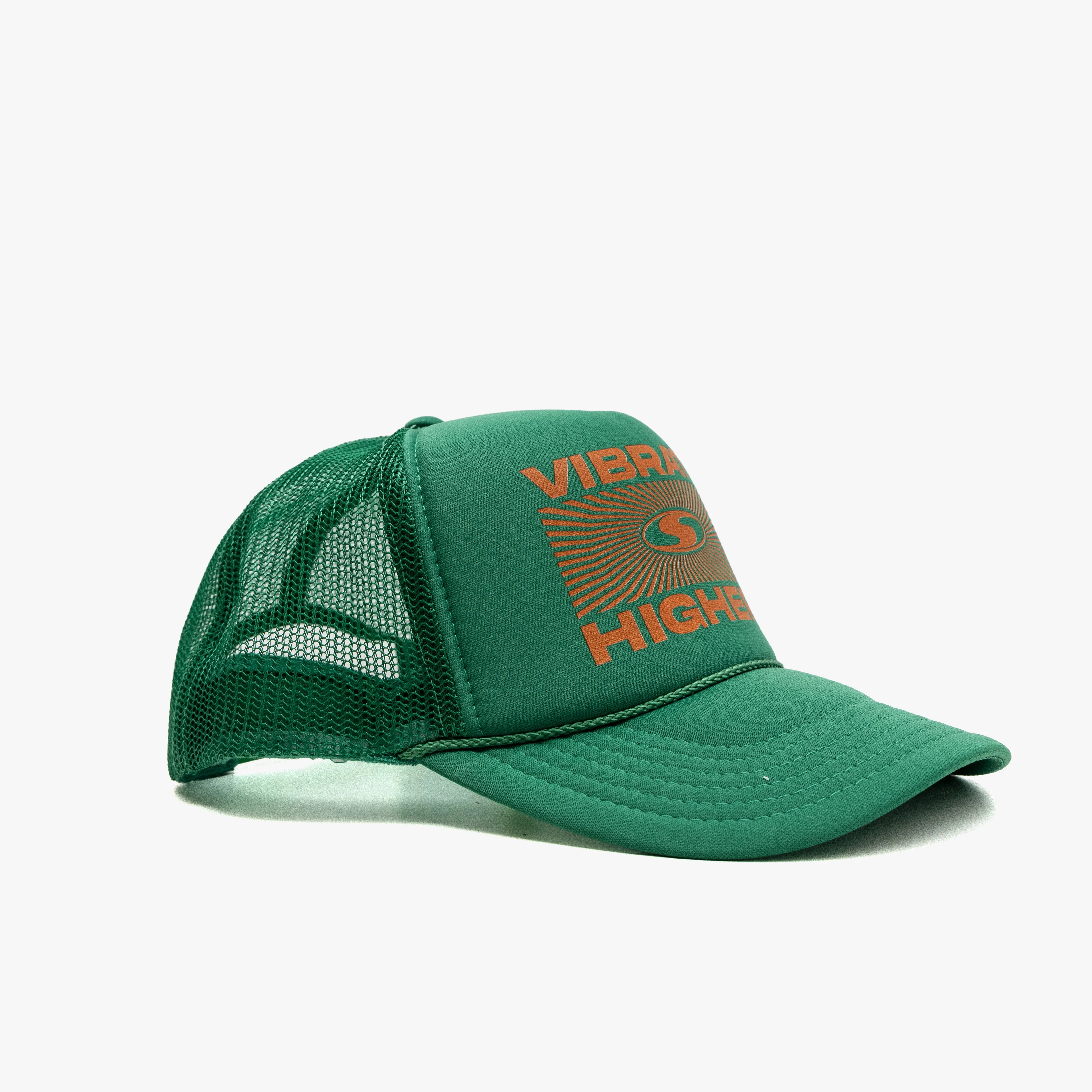 Supervsn Vibrate Higher Trucker Hat / Green