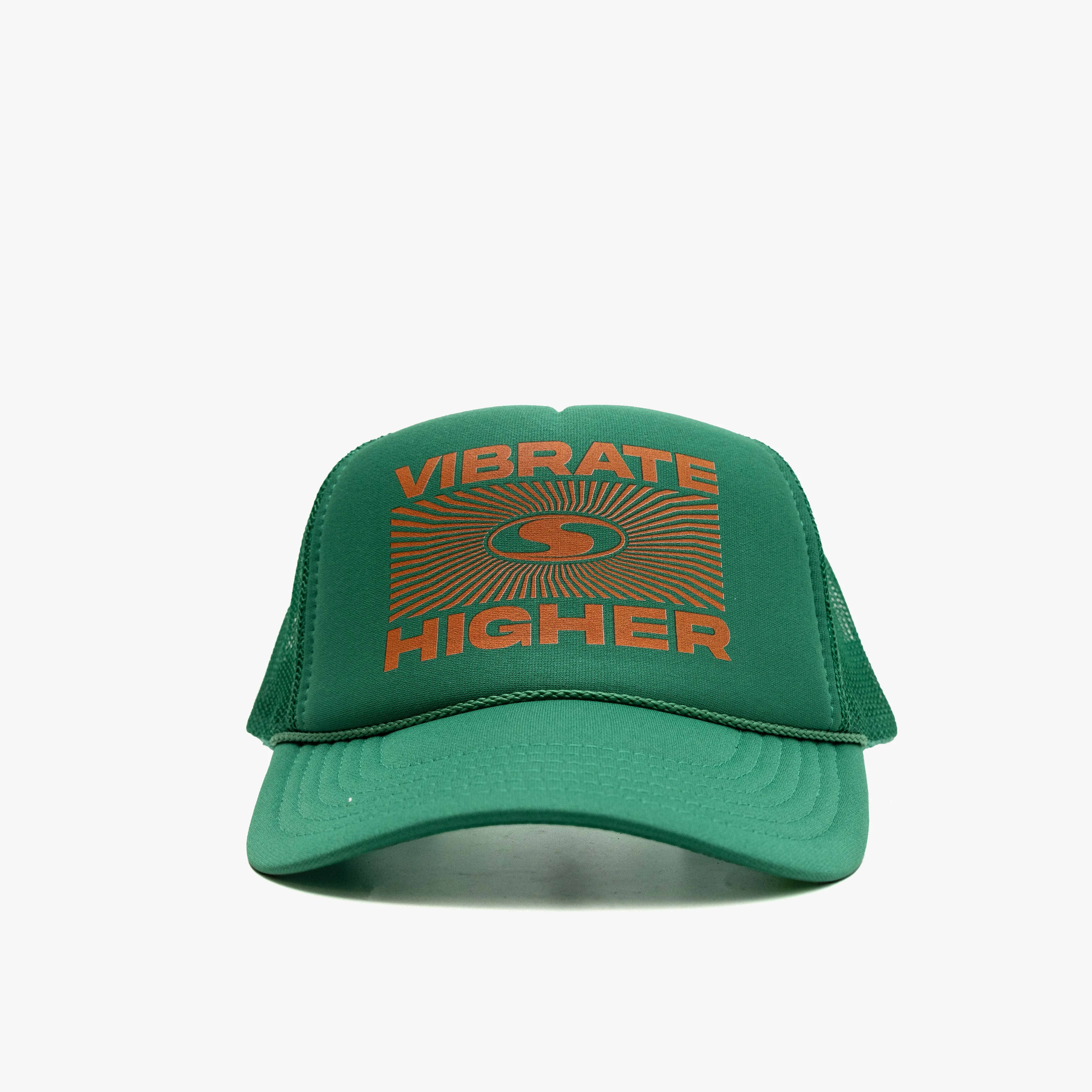 Supervsn Vibrate Higher Trucker Hat / Green